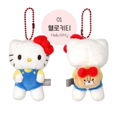 Sanrio 朋友仔背包 10cm Keyring 毛公仔 Hello Kitty